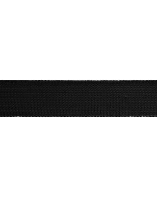WOVEN ELASTIC TAPE&nbsp25 MM (580)&nbspBLACK&nbsp  POLYESTER 25 MB