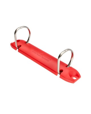 Binder 123/25 mm 2d red 1  pcs