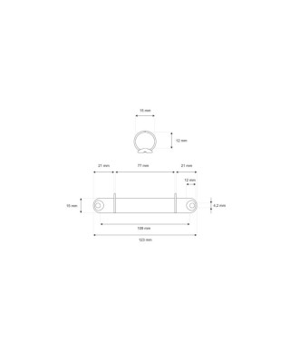 Binder 123/15 mm 2r 1 pcs