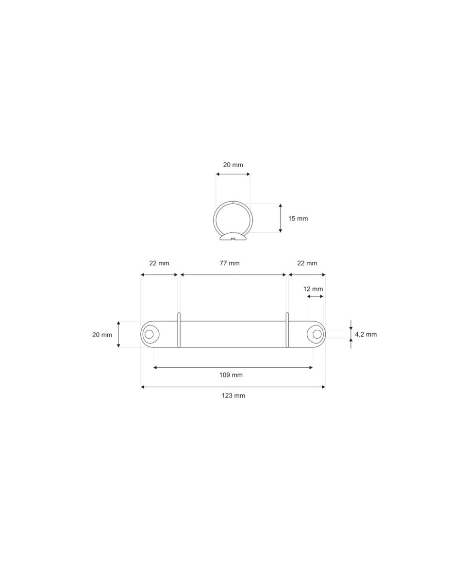Binder - čelisťový mechanismus 123/20 mm 2r 1 ks