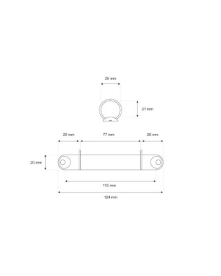 Binder 123/25 mm 2r 1 pcs