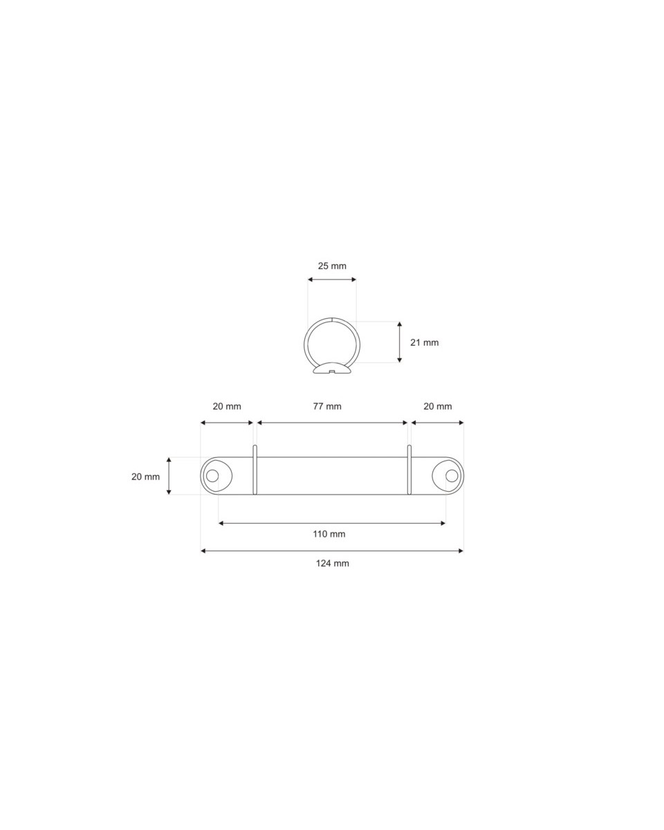 Binder 123/25 mm 2r 1 pcs