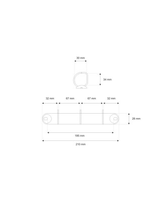 Binder 210/30 mm 3D 1 pcs
