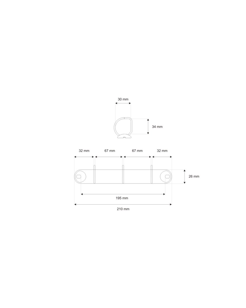 Binder 210/30 mm 3D 1 pcs