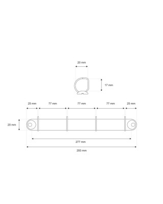 Binder 290/16 mm 4d 1 pcs