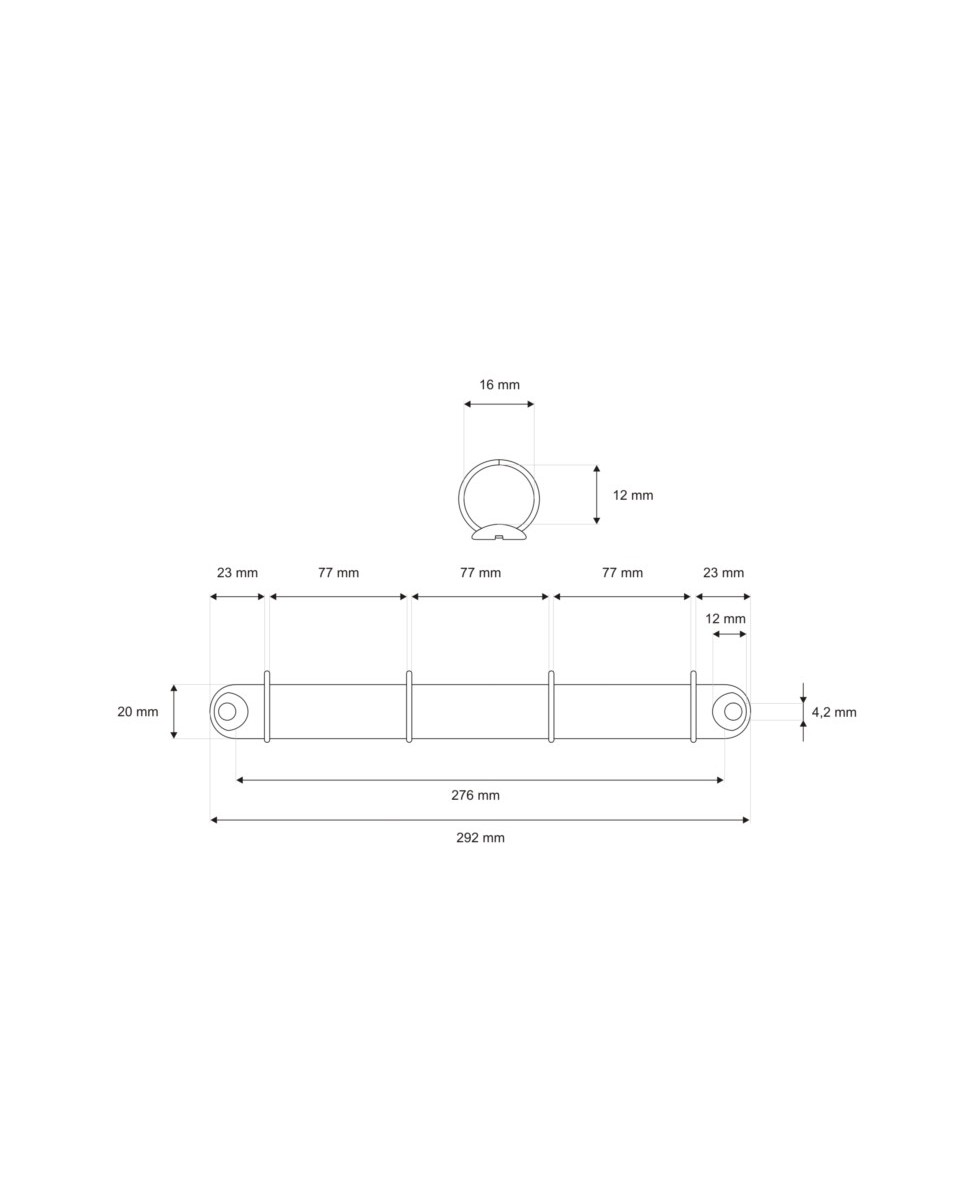 Binder 292/16 mm 4r 1 st.