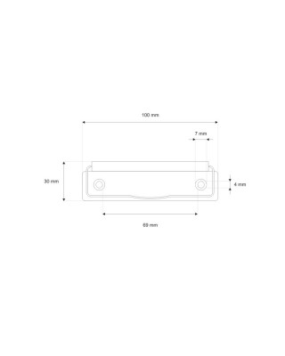 Binder 100/30 mm 1 pcs