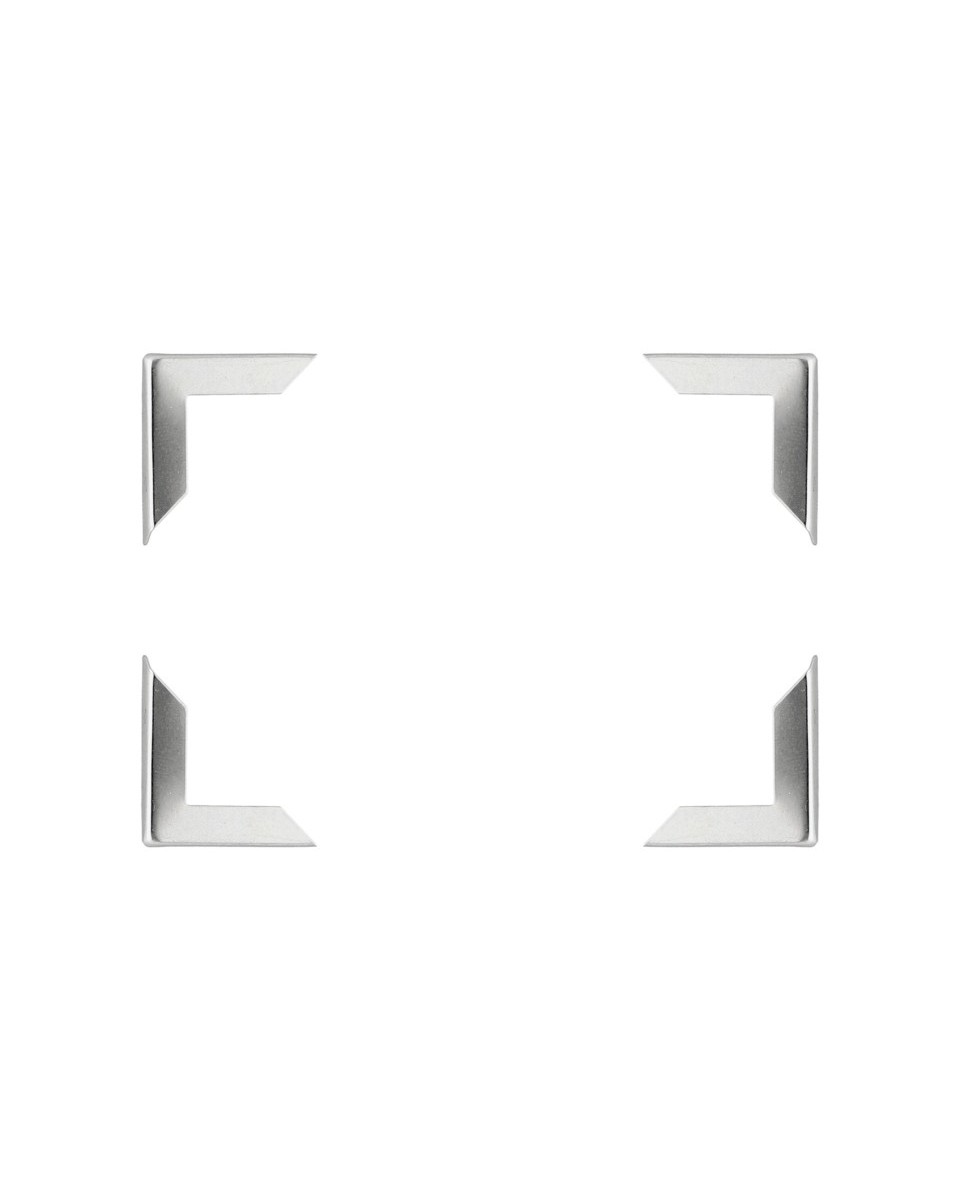 Metallecke 22/5/4 mm Nickel