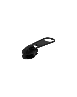 SLIDER FOR NYLON ZIPPER TAPES 8 NON LOCKDL BLACK 500 PCS