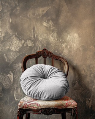 Velour fabric (032) light grey