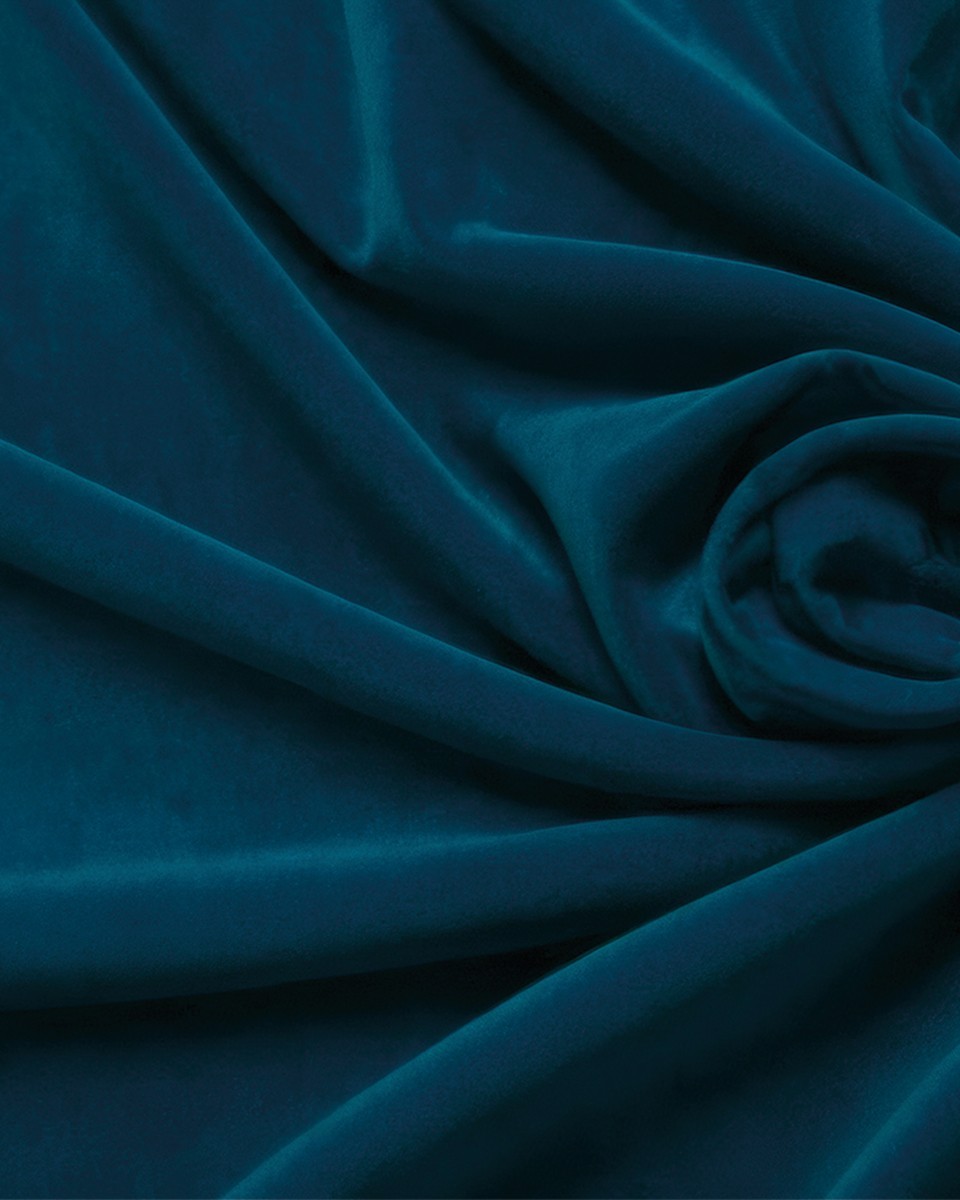 Velourstoff (058) Marineblau Velourstoff (058) Marineblau
