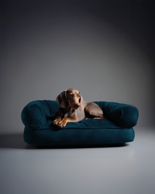 Velourstoff (058) Marineblau