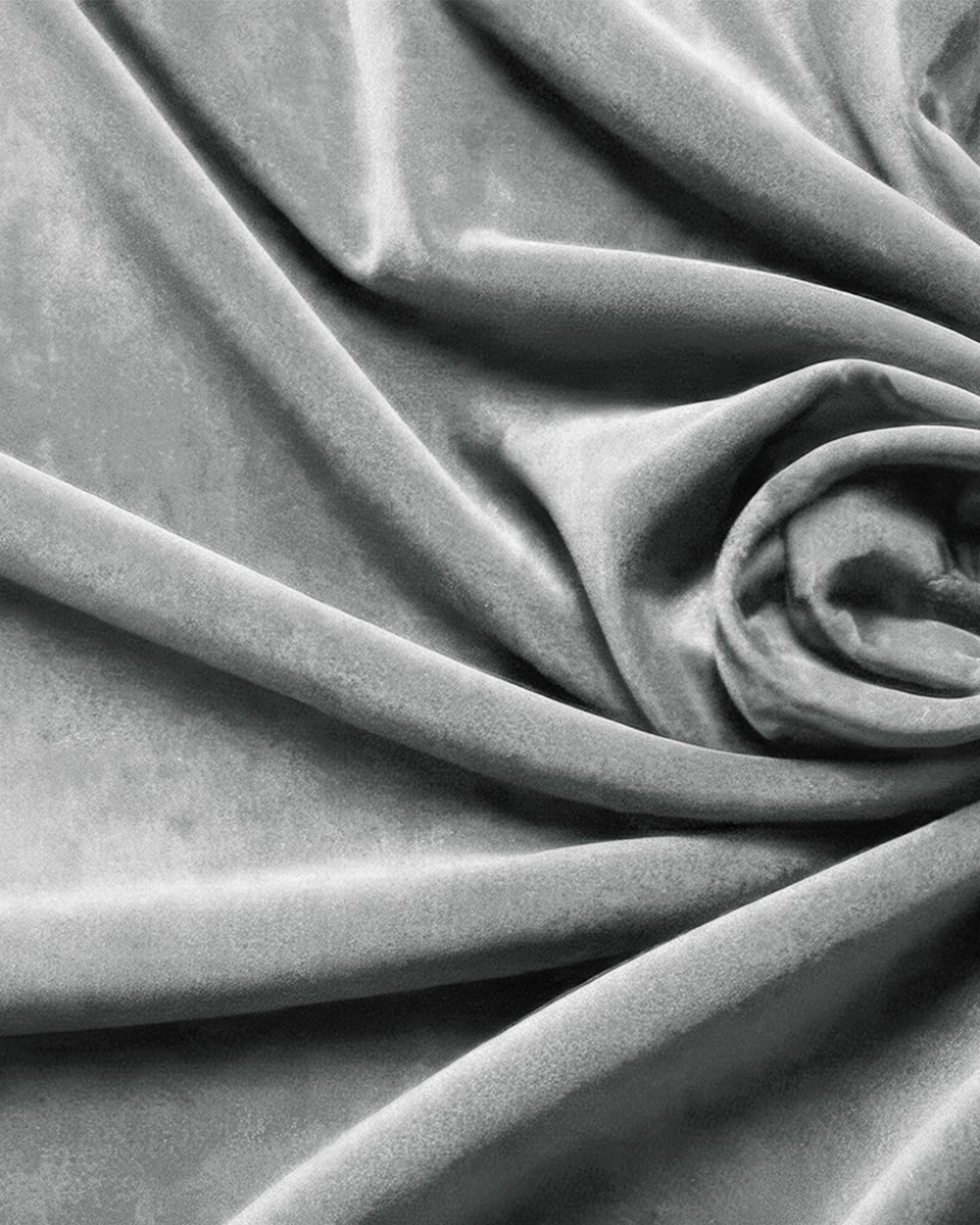 Velour fabric (119) grey Velour fabric (119) grey