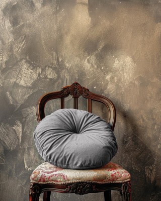 Velour fabric (119) grey