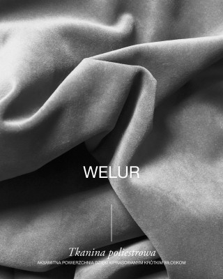 Velourstoff (119) Grau