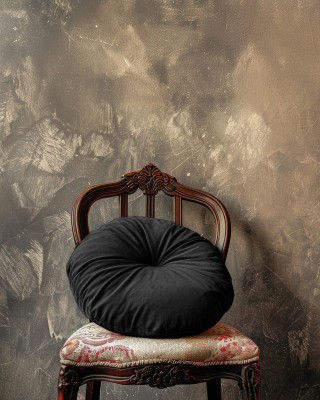 Velourstoff (580) Schwarz