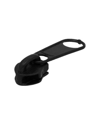 EXTRA HEAVY    SLIDER FOR NYLON ZIPPER TAPES 10  NON LOCK BLACK 200  PCS