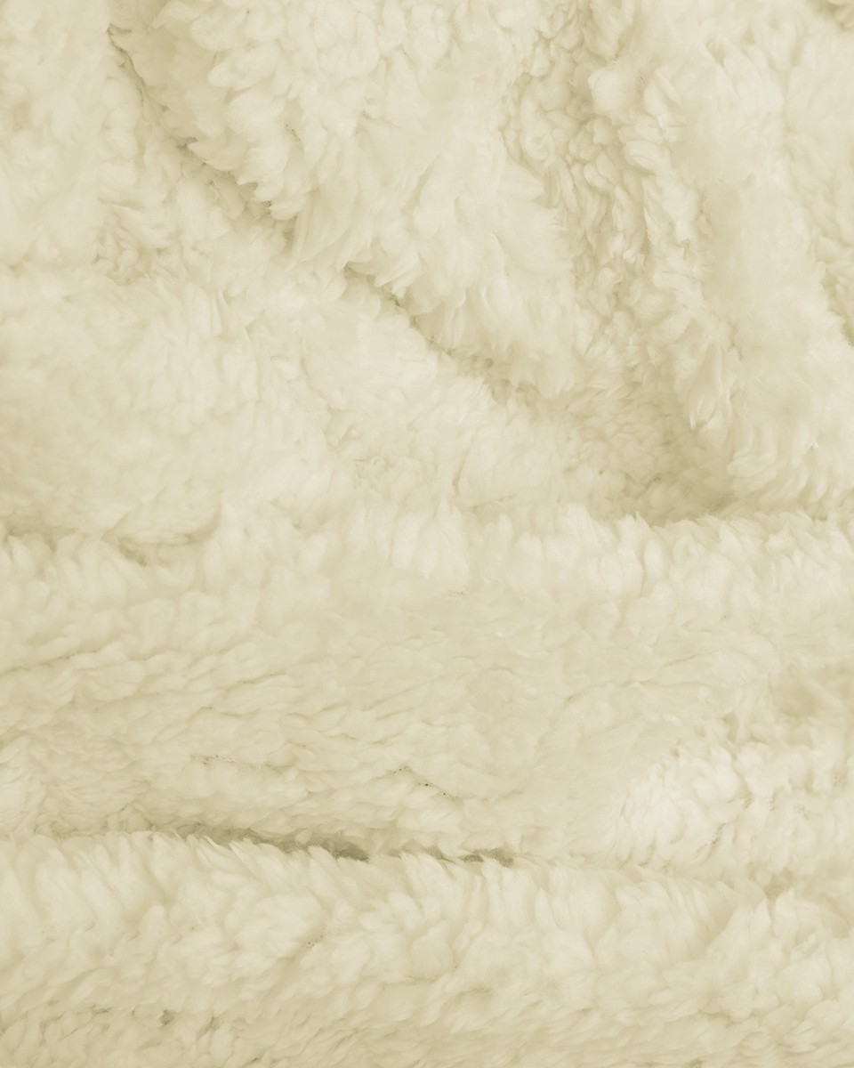 Teddy-Strickstoff 350 g/m² – Ecru Teddy-Strickstoff 350 g/m² – Ecru