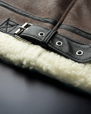 Teddy Fleece Knit Fabric 350 g/m² –  Ecru