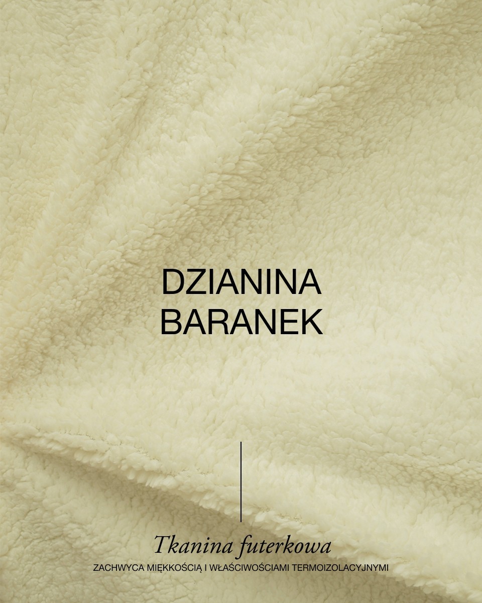 Dzianina baranek 350 g/m2 ecru Dzianina baranek 350 g/m2 ecru