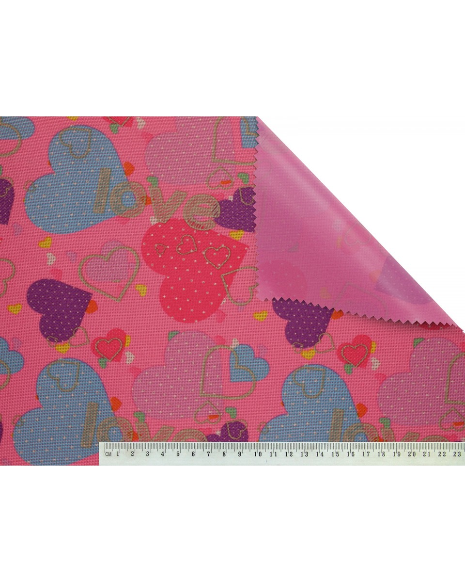 Polyester fabric premium 600d*300d waterproof pvc-f covered hearts&nbsp26 150  cm