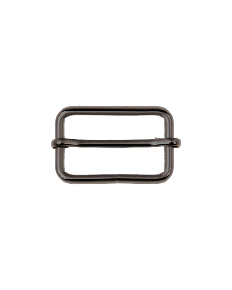 POSUNOVAČ NA POPRUHY 40/20/4 MM ČERNÝ NICKEL DRÁT 100  KS