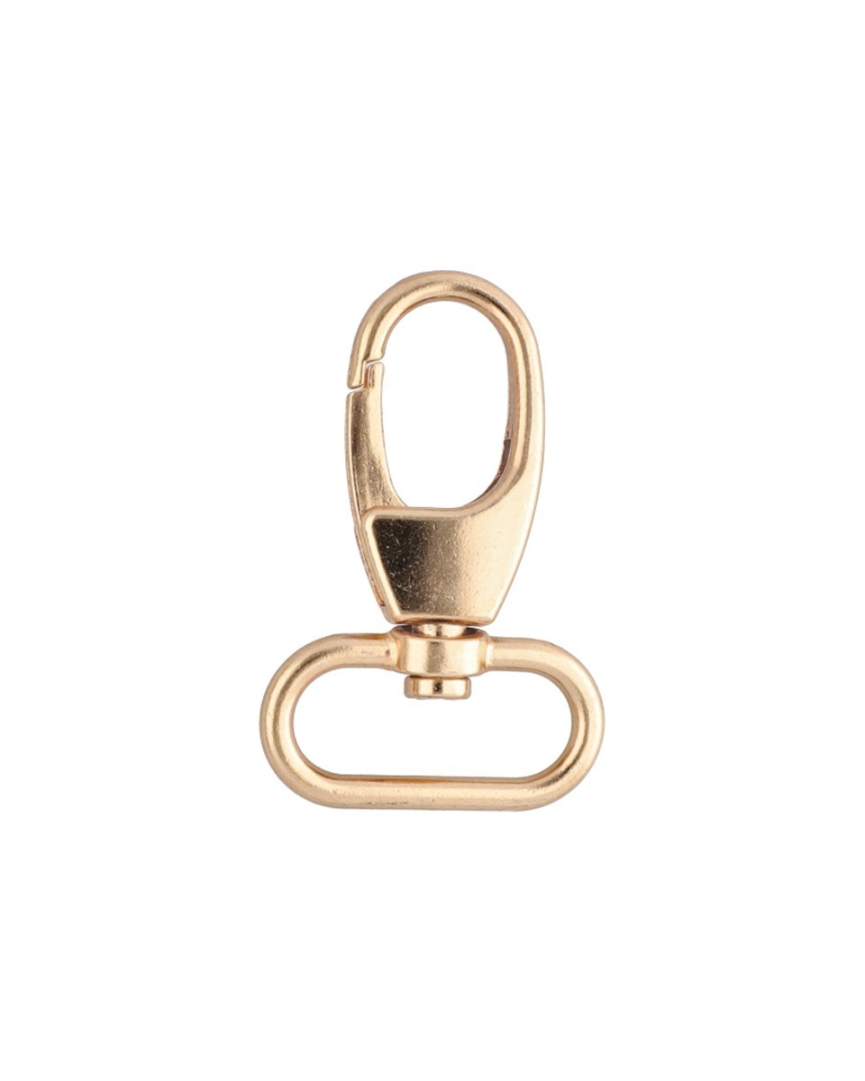 METAL SNAP HOOK SX7716A  25 MM ADAM LIGHT GOLD 1   PCS