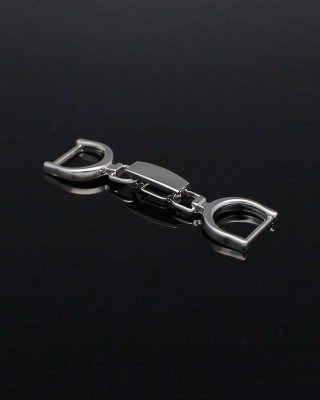EXTRA SHINING METAL SNAP  HOOK 17 MM 0199 CYRYL GLOSSY NICKEL 1 PCS