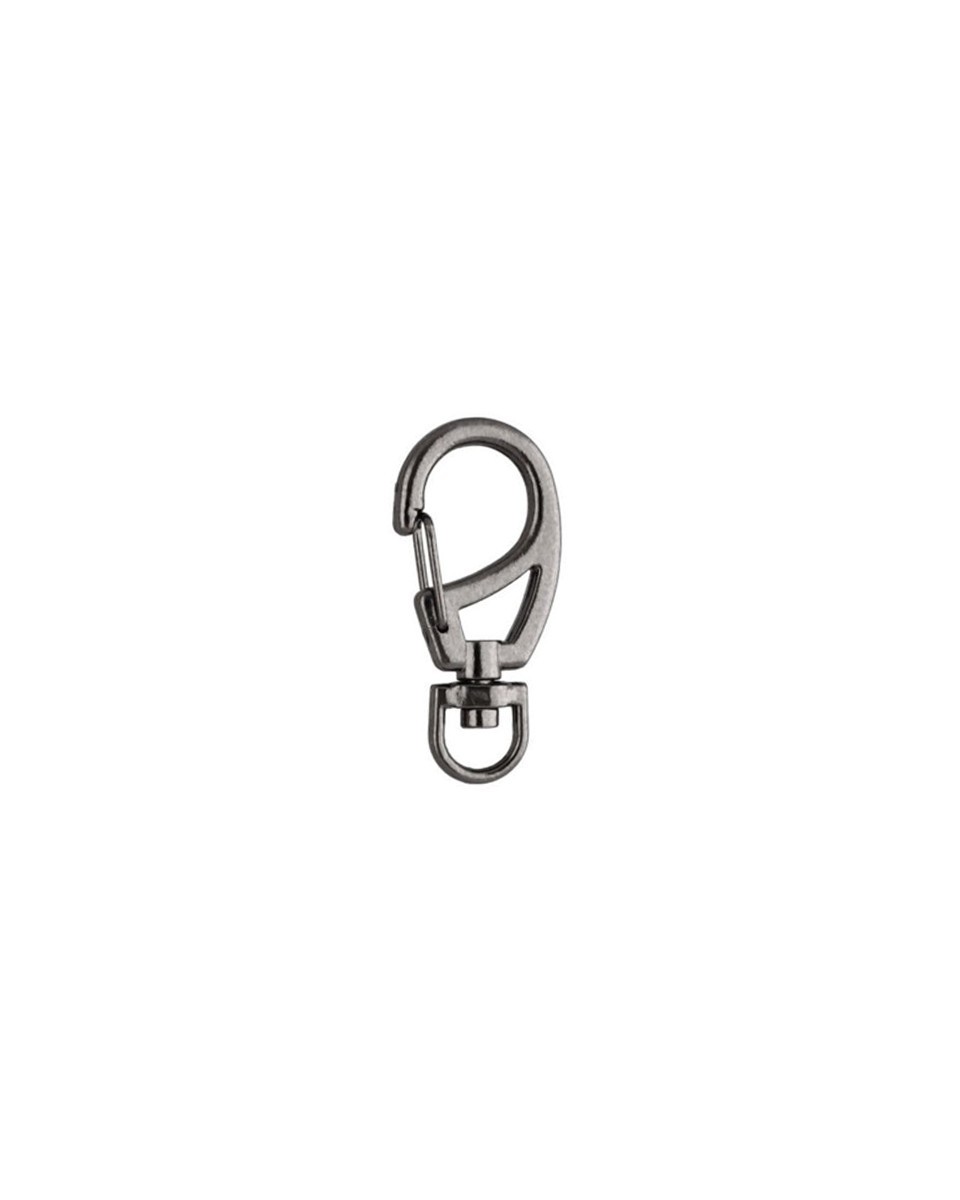 Karabińczyk metalowy  9 mm 0325-0207 czarny nikiel