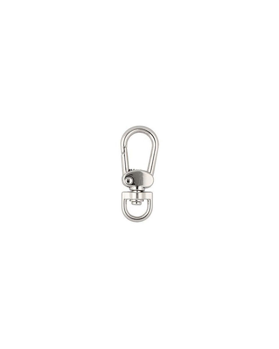 Karabińczyk metalowy  9 mm 0333 nikiel