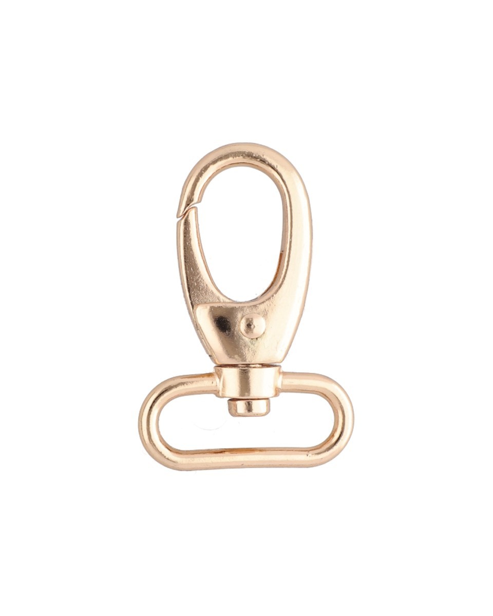 KARABINERHAKEN 32 MM DIEGO LICHT GOLD 1  ST.