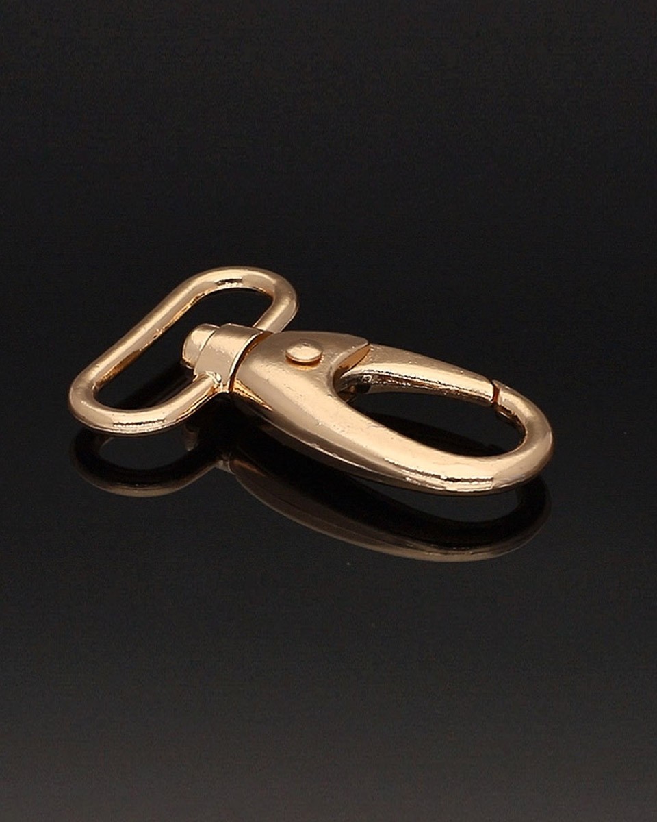 KARABINERHAKEN 32 MM DIEGO LICHT GOLD 1  ST.