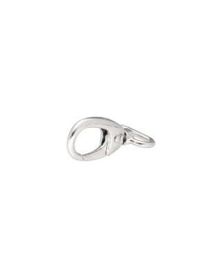 METAL SNAP HOOK 25 MM DIEGO GLOSSY NICKEL 1   PCS