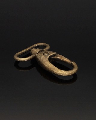 KARABINERHAKEN 32 MM DIEGO ALTGOLD  1 ST.