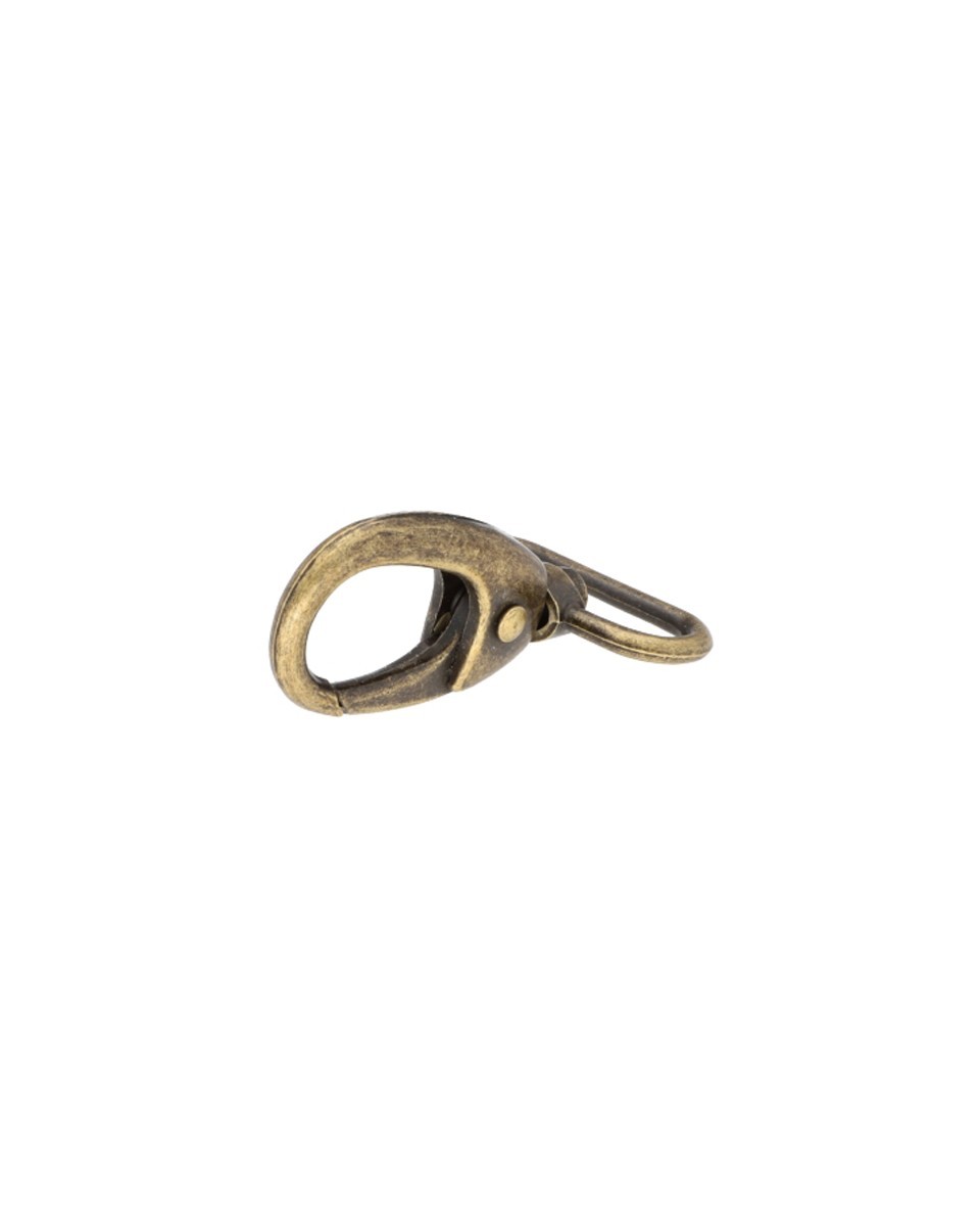 METAL SNAP HOOK 32 MM DIEGO OLD GOLD 1     PCS