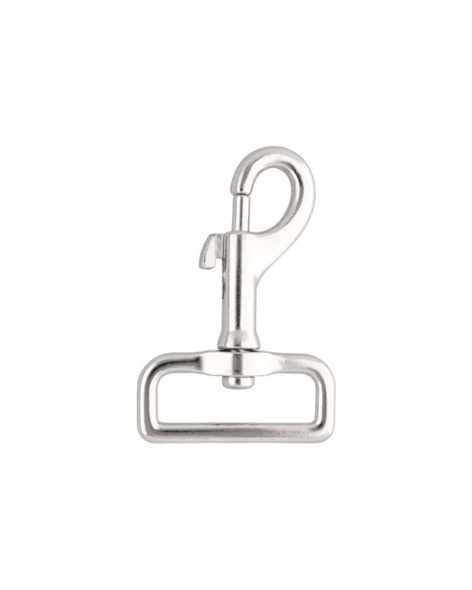 METAL SNAP HOOK 38 MM  MELA NICKEL 1   PCS