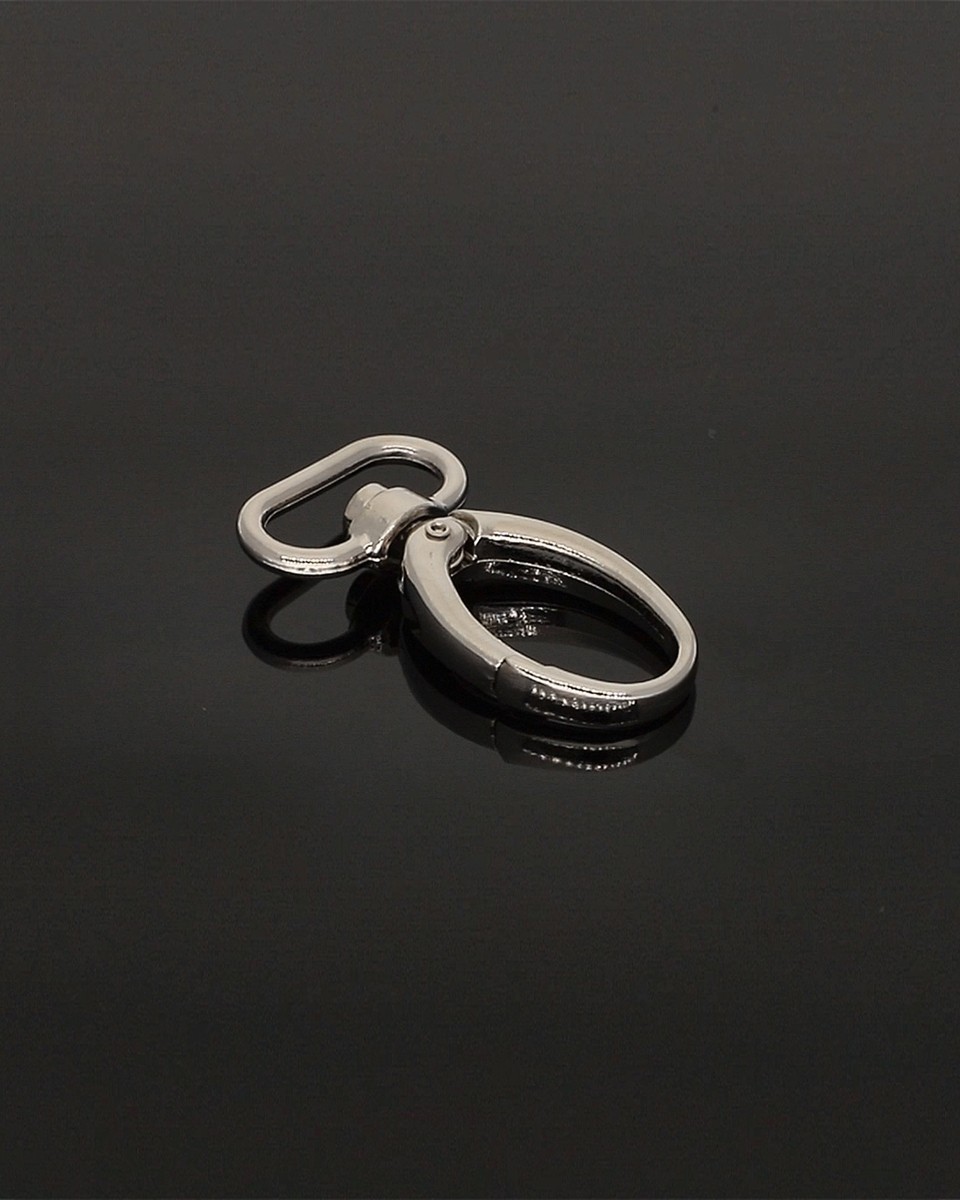 METAL SNAP  HOOK 25 MM  ARNOLD NICKEL 1   PCS