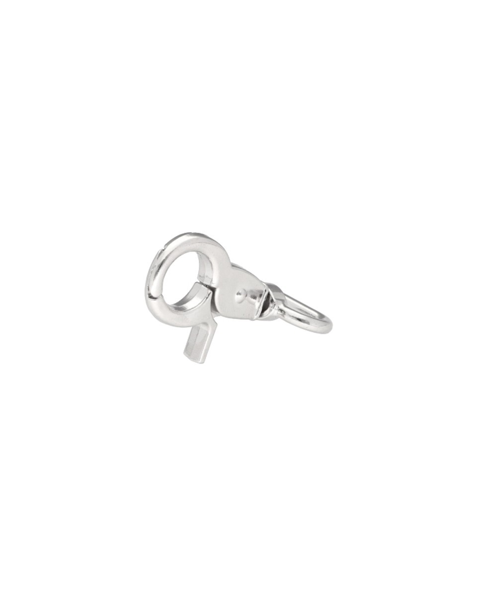 METAL SNAP HOOK 25 MM  GLOSSY FLORIAN NICKEL 1   PCS