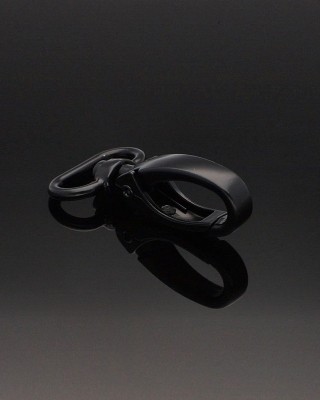 METAL SNAP HOOK 25 MM 0152 MATT BLACK 1     PCS