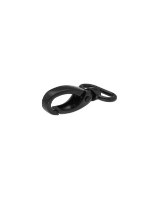 Karabińczyk metalowy 25 mm 0325-0152 krab czarny mat