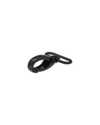 Karabińczyk metalowy 32 mm 0152 krab czarny mat