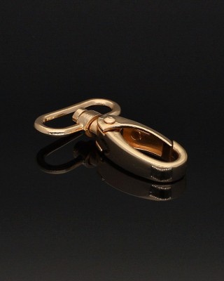 Karabińczyk metalowy 32 mm 0325-0152 krab jasnozłoty