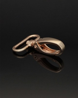 METAL  SNAP HOOK 0037 38 MM LIGHT GOLD 1 PCS