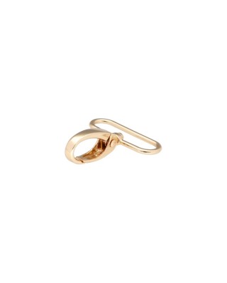 METAL  SNAP HOOK 0037 38 MM LIGHT GOLD 1 PCS