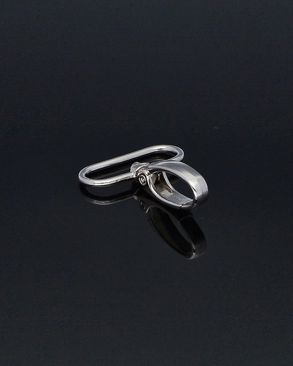 METAL SNAP HOOK RF-850 32 MM NICKEL 100     PCS