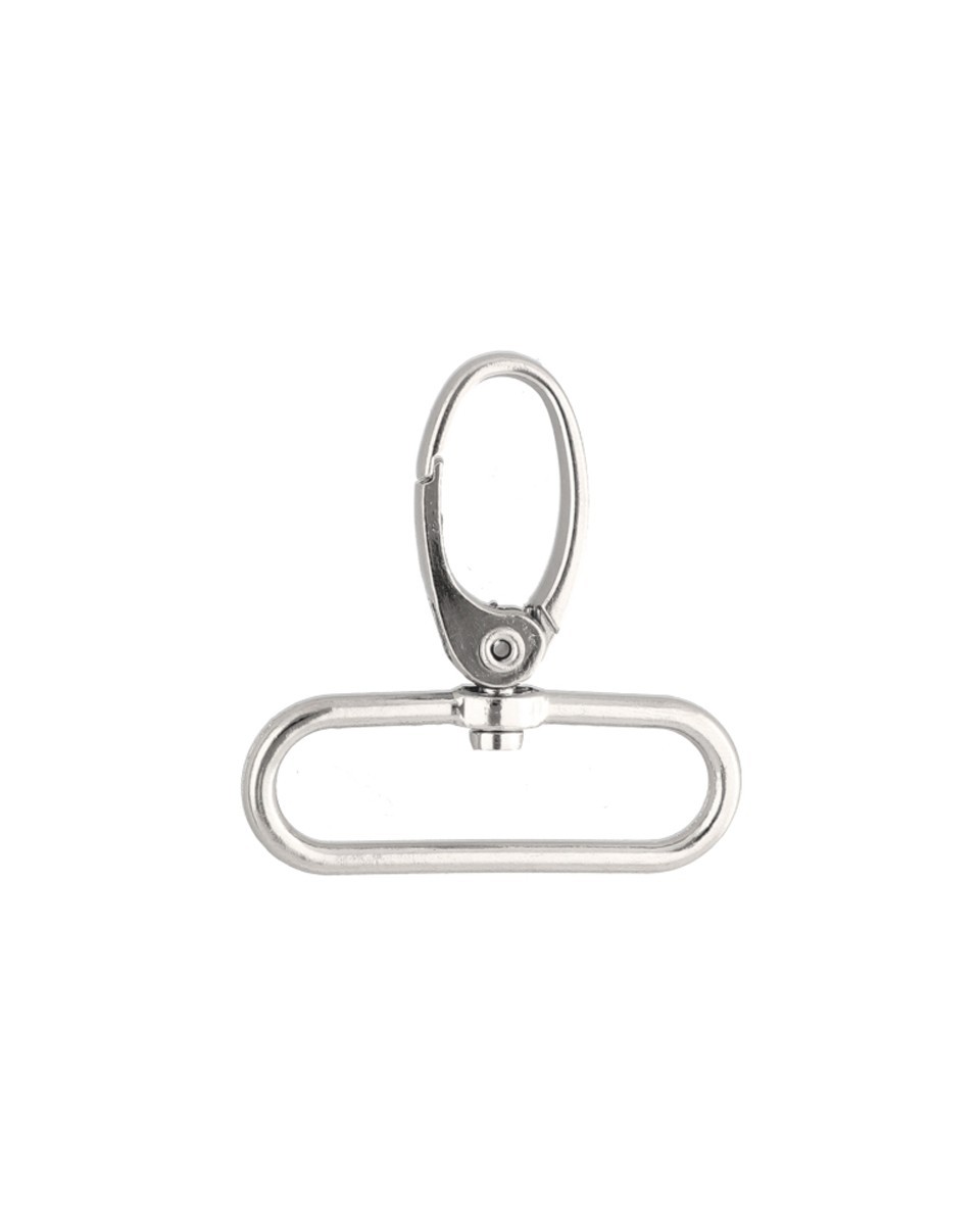 METAL SNAP HOOK RF-850  38 MM NICKEL 100  PCS