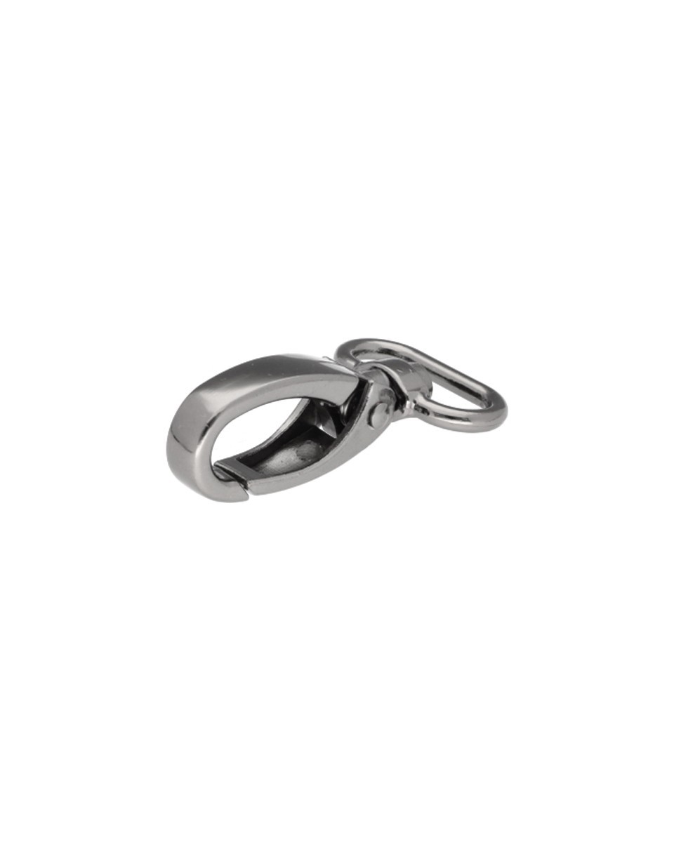 Karabińczyk metalowy 25 mm 0325-0152 krab czarny nikiel