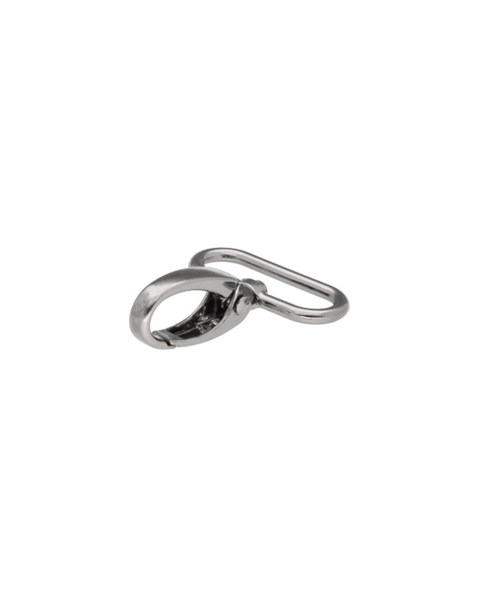 Karabińczyk metalowy 32 mm 0037 krab czarny nikiel