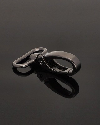 KARABINERHAKEN 32 MM SCHWARZNICKEL 1 ST.