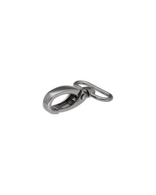Karabińczyk metalowy 32 mm 0325-0152 krab czarny nikiel